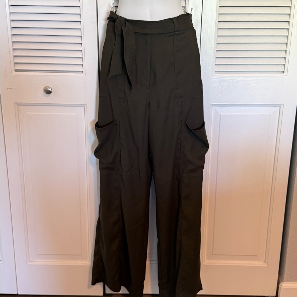 WHBM High-Waist Utility Wide-Leg Pants - Picture 3 of 6
